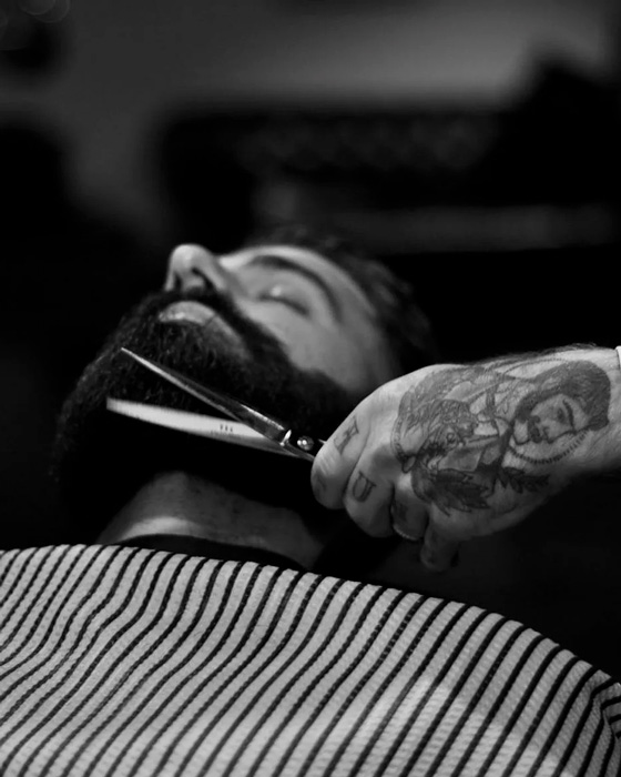 Бритье у барбера